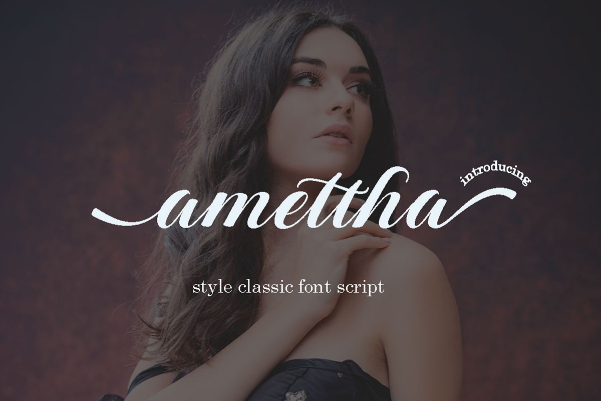 Amettha Font preview