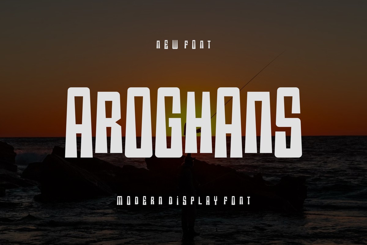 Aroghans Font preview