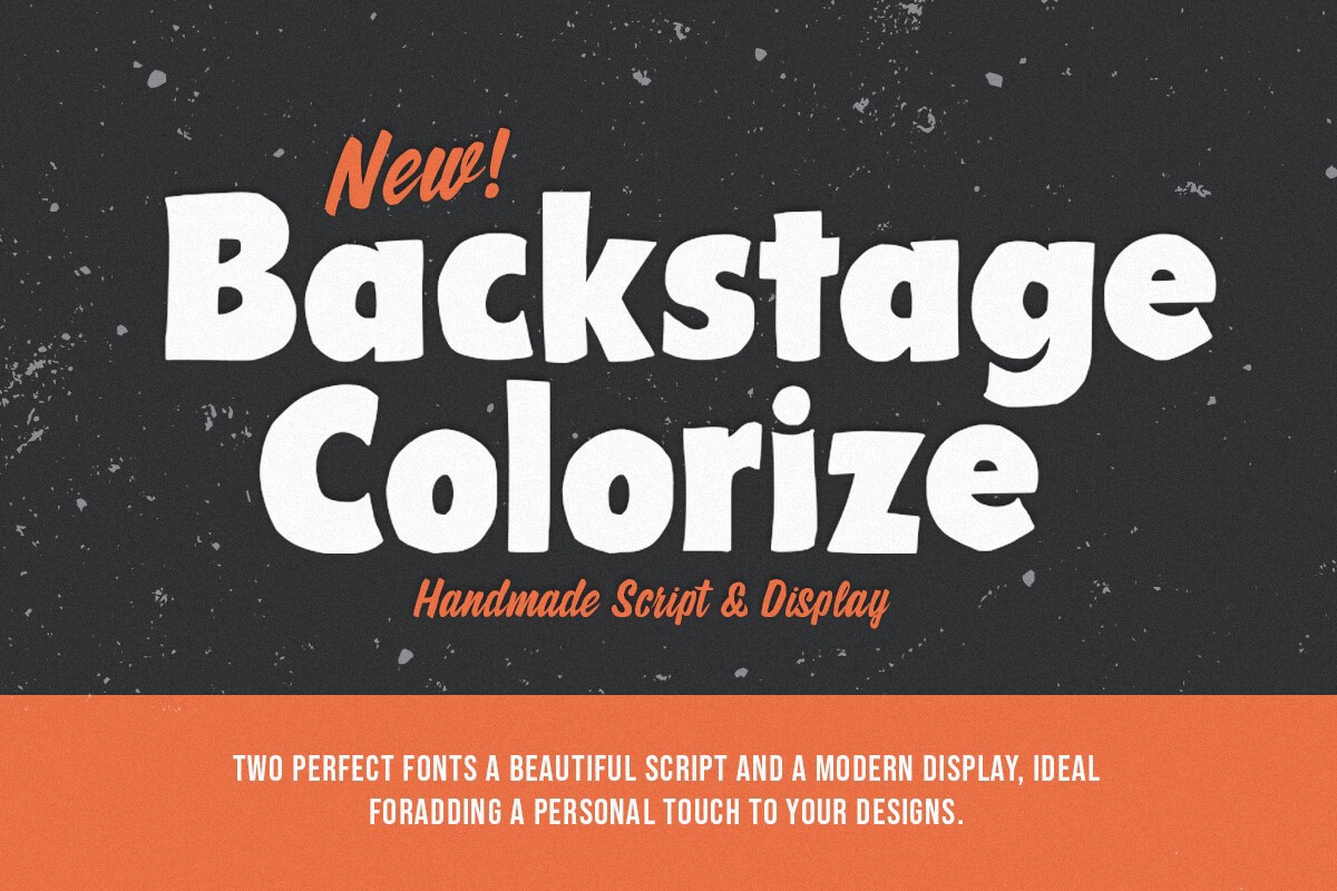 Backstage Colorize Font preview