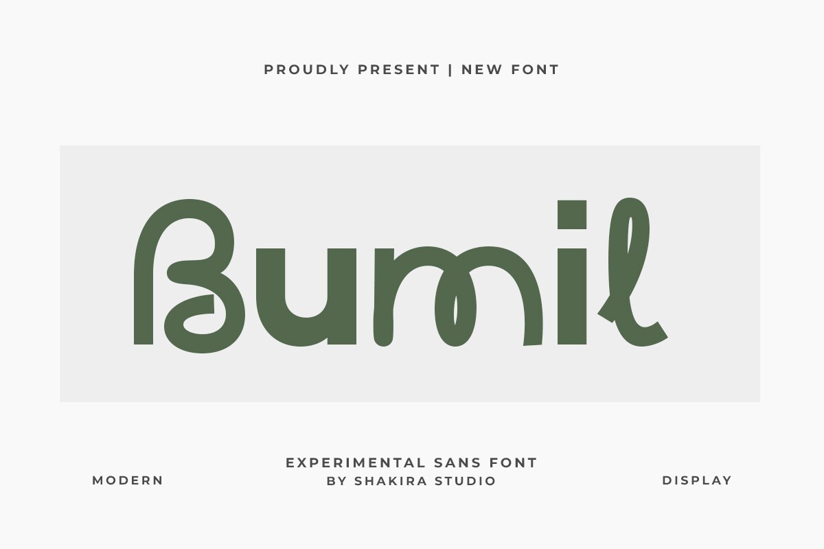 Bumil Font preview