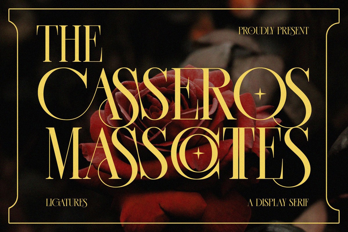 Casseros Masscottes Font preview