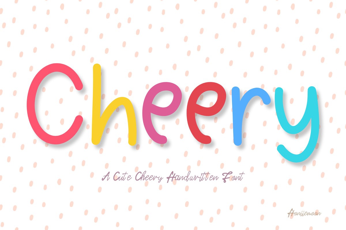 Cheery Font preview