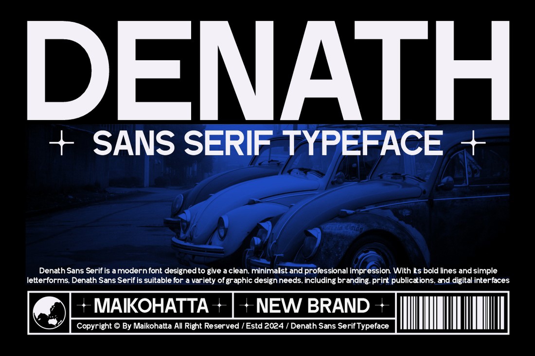 Denath Font preview