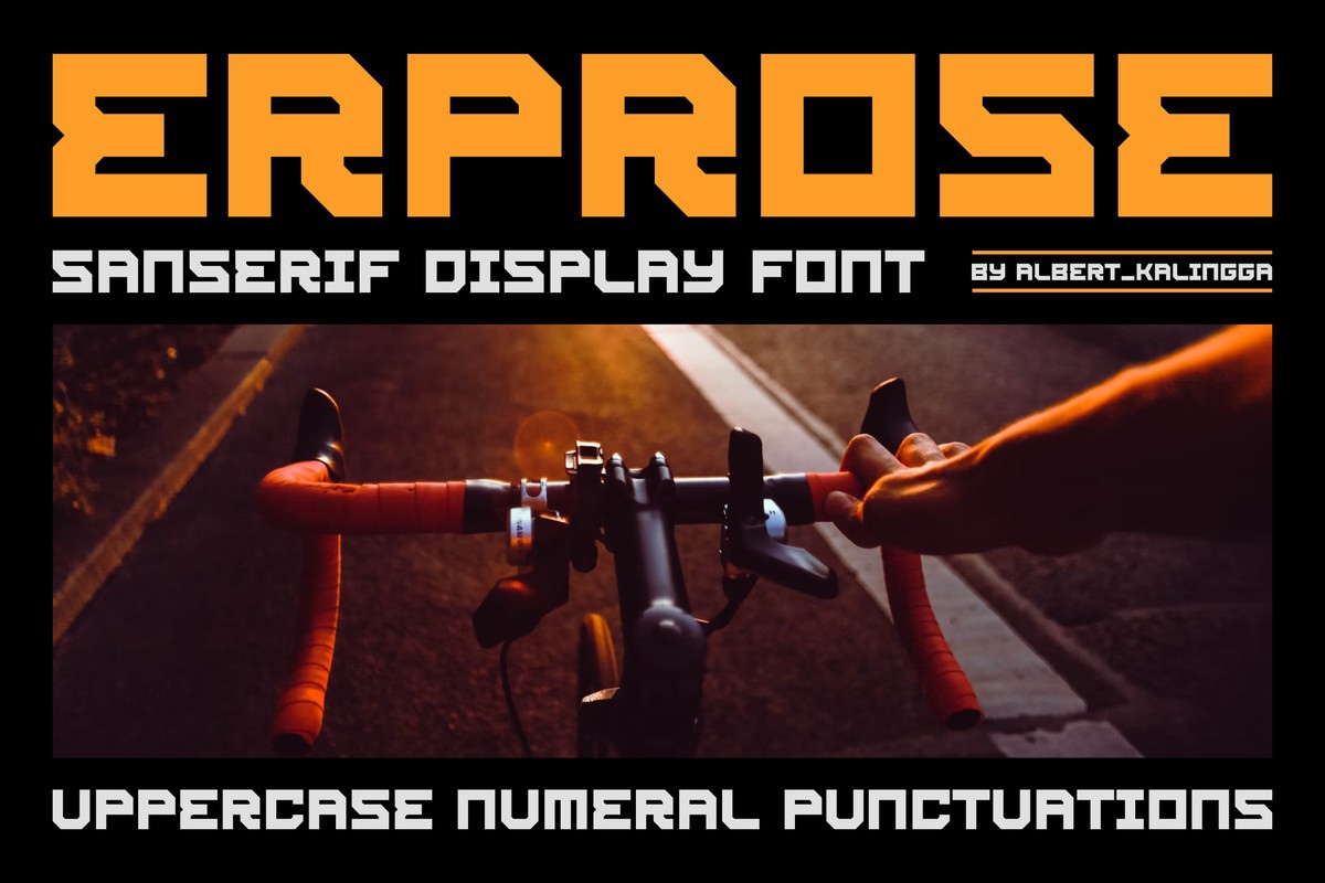 Erprose Font preview