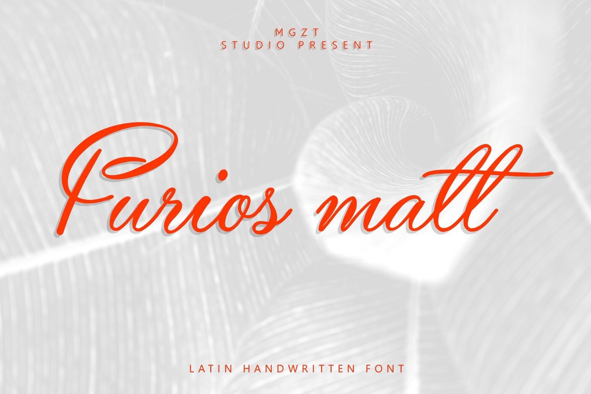 Furios Malt Regular Font preview