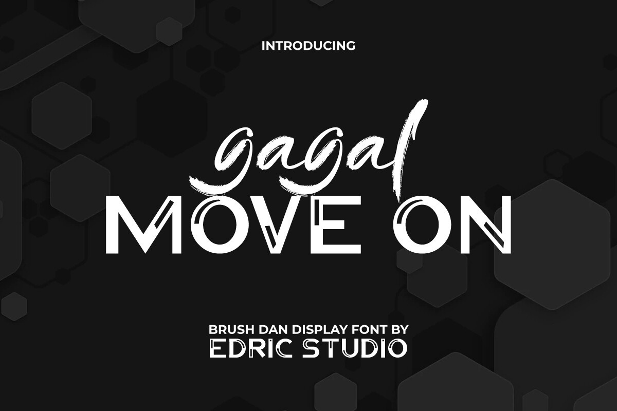 Gagal Move on Font preview