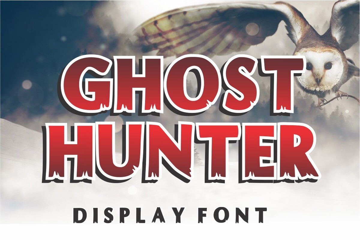 Ghost Hunter Font preview