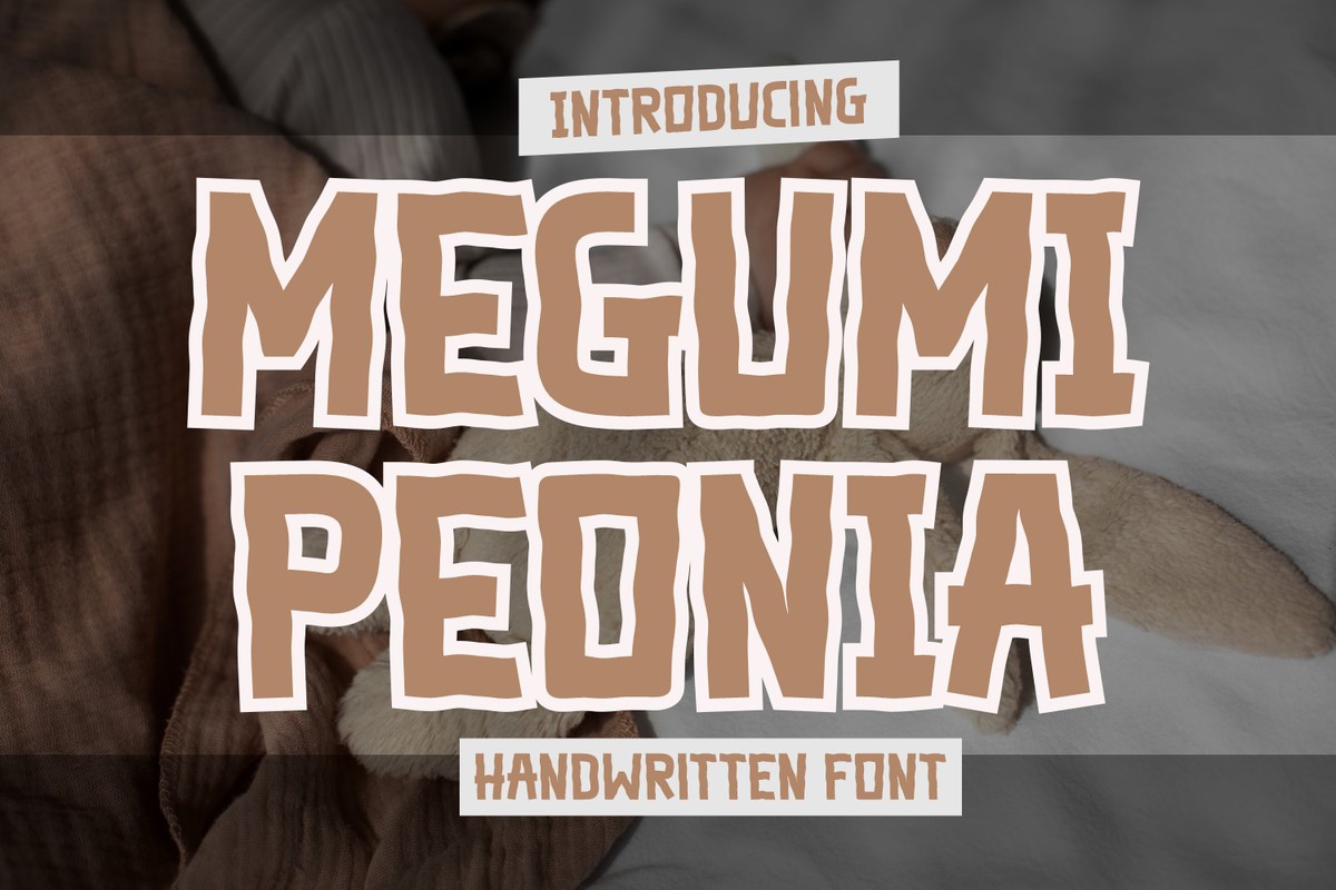 Megumi Peonia Font preview