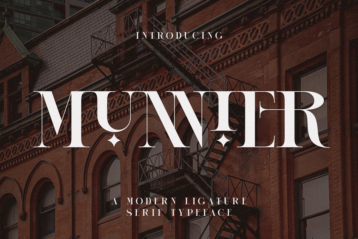 Munnier Font preview