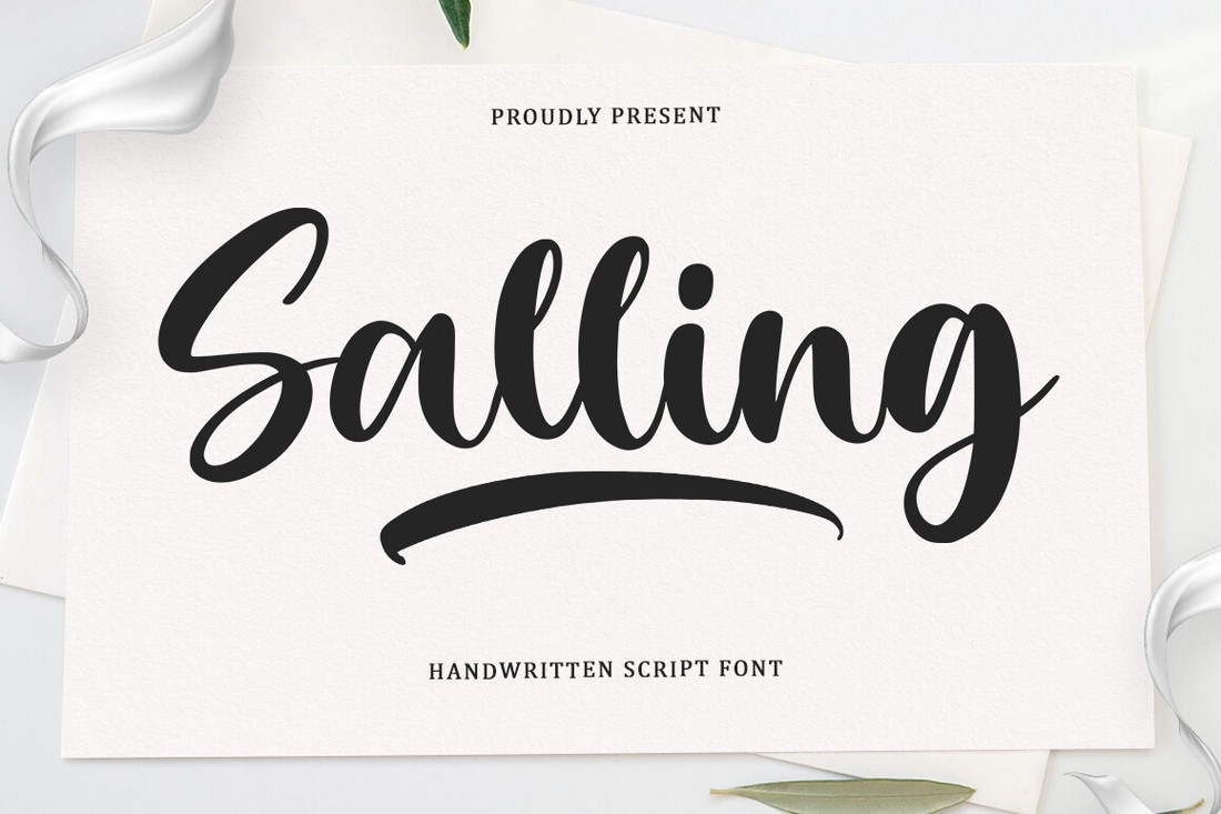 Salling Script Font preview