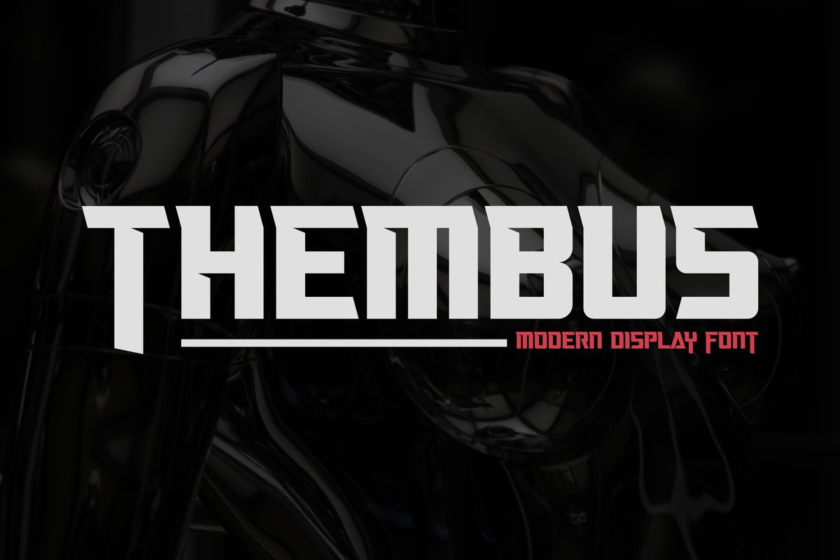 Thembus Font preview