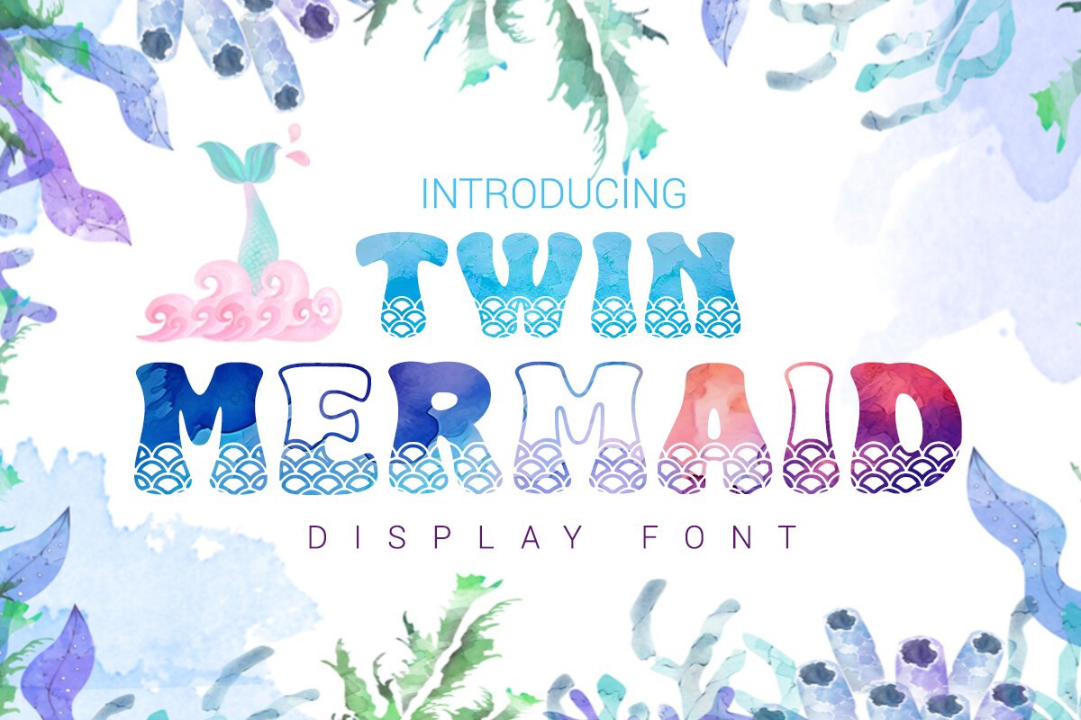 Twin Mermaid Font preview