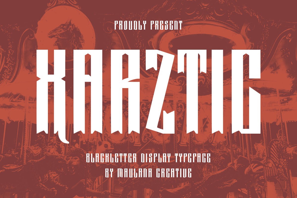 Xarztic Font preview