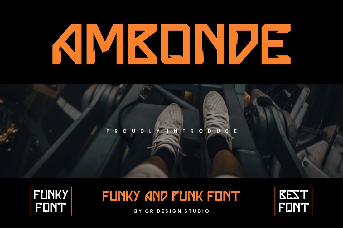 Ambonde Font preview