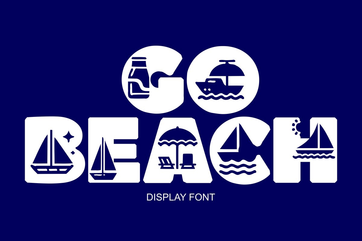 Go Beach Font preview