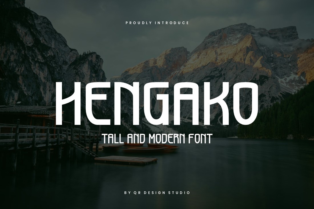 Hengako Font preview