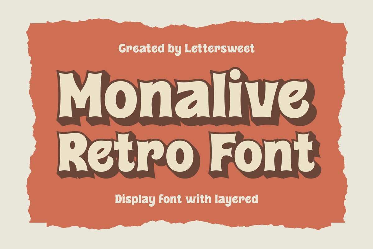 Monalive Font preview