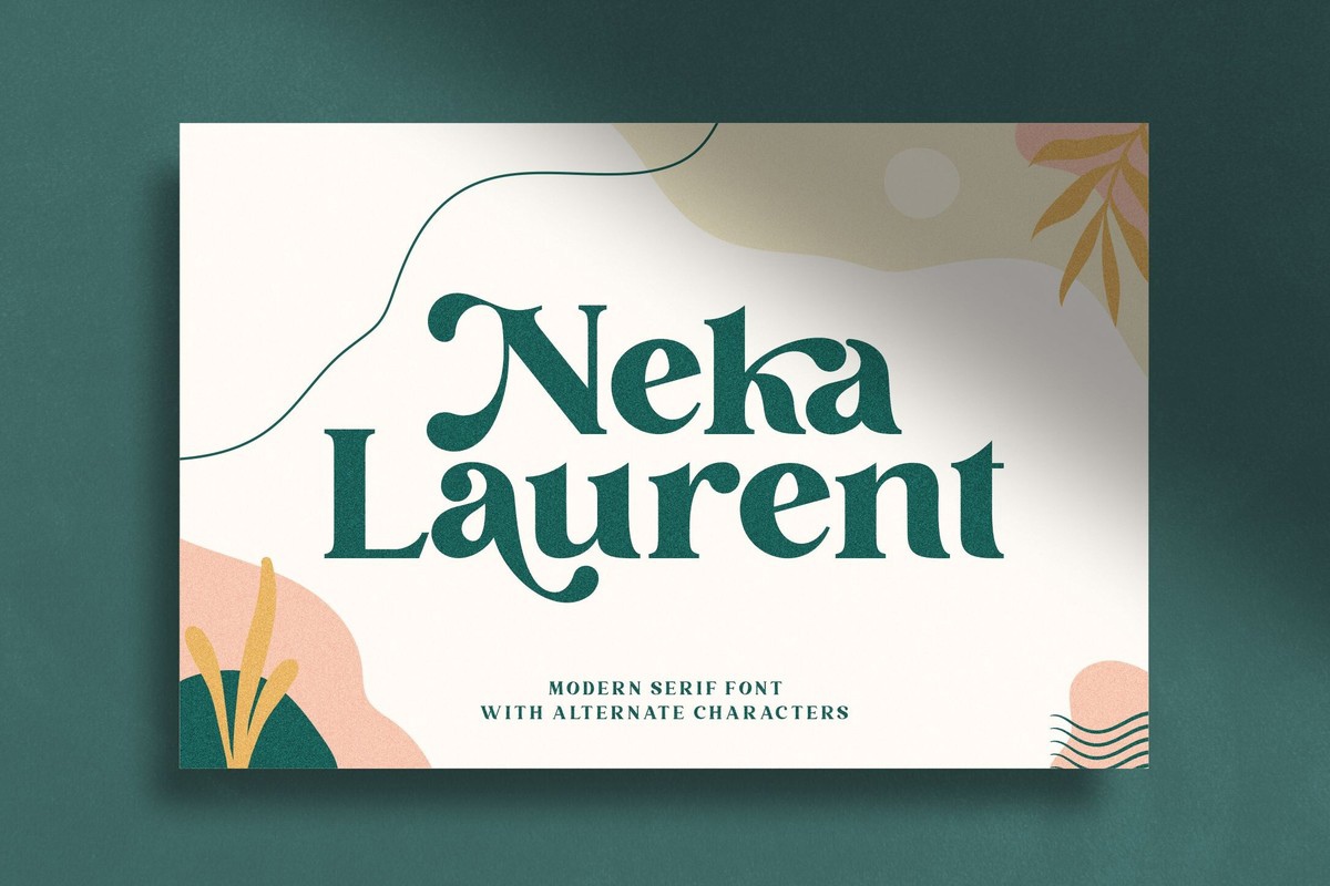 Neka Laurent Font preview