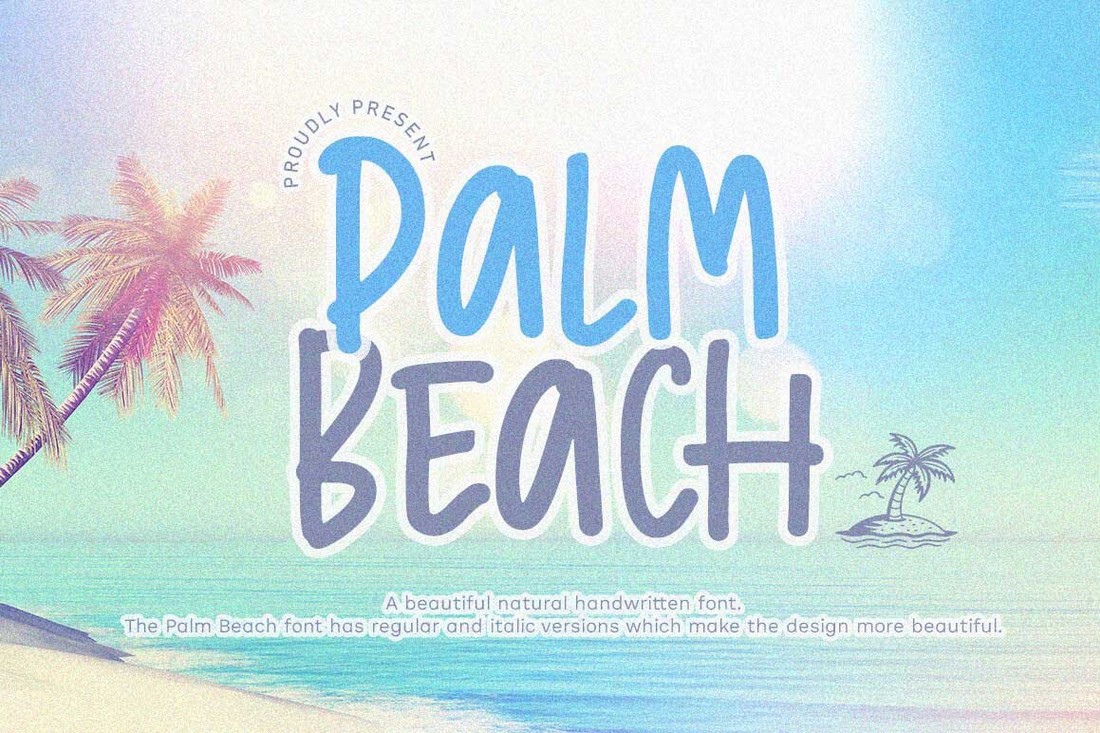 Palm Beach Font preview