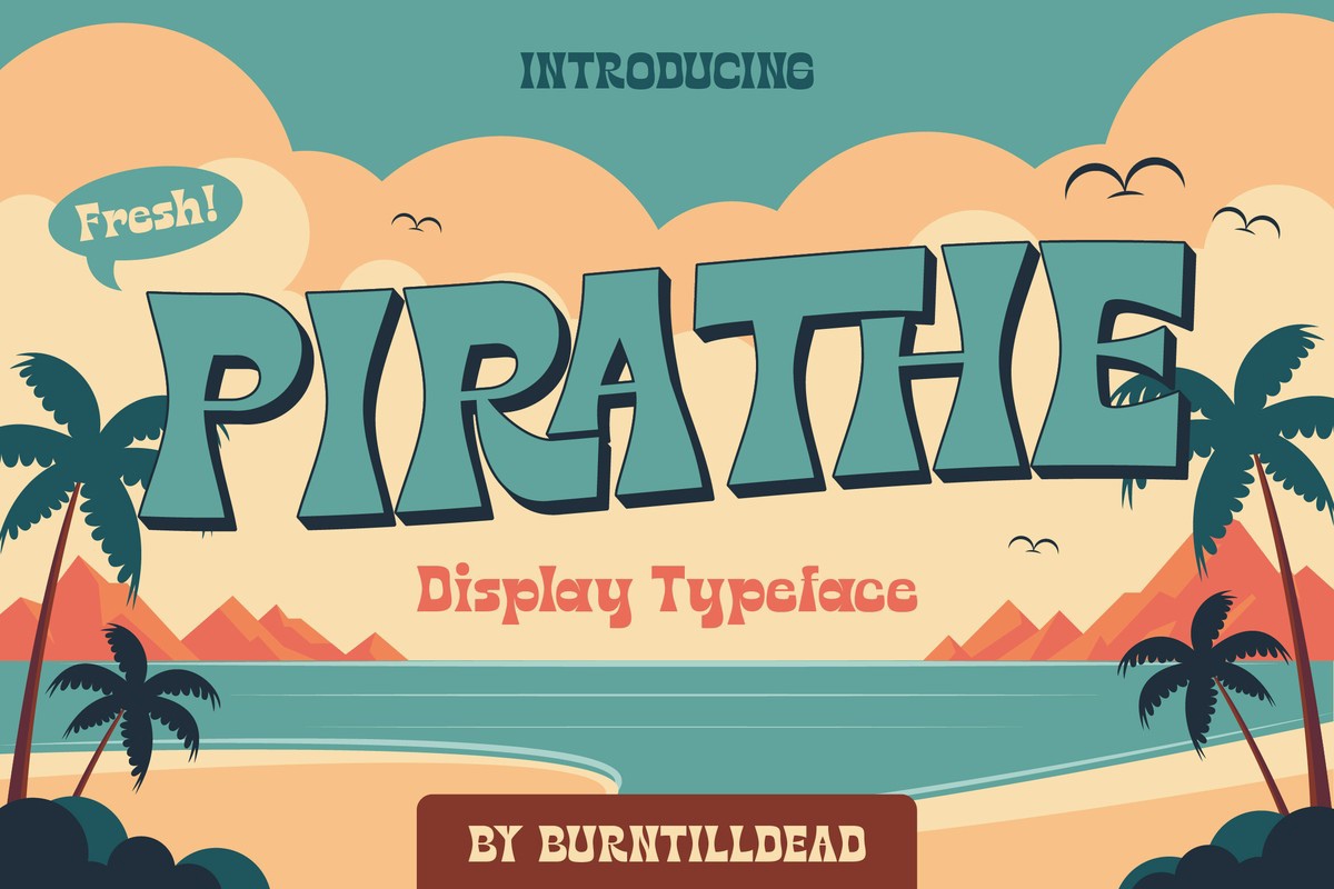 Pirathe Font preview