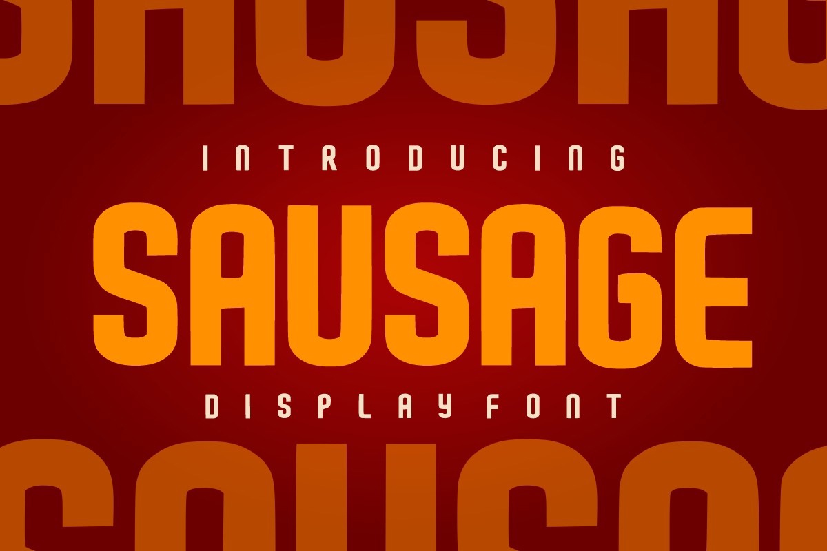 Sausage Font preview