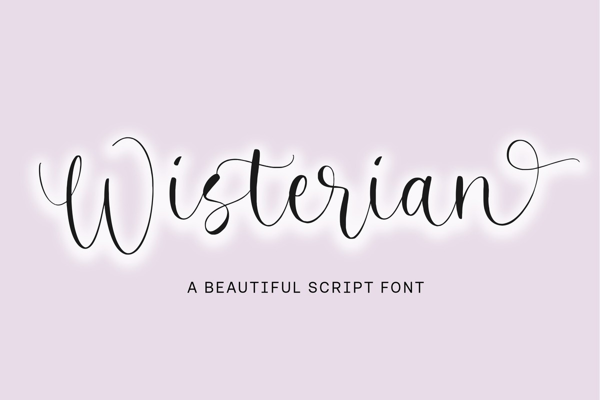 Wisterian Font preview