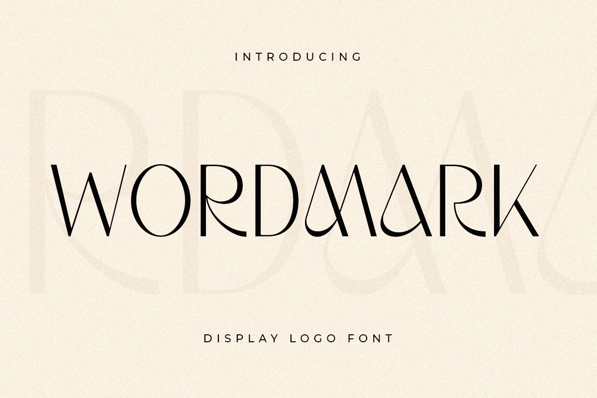 Wordmark Font preview