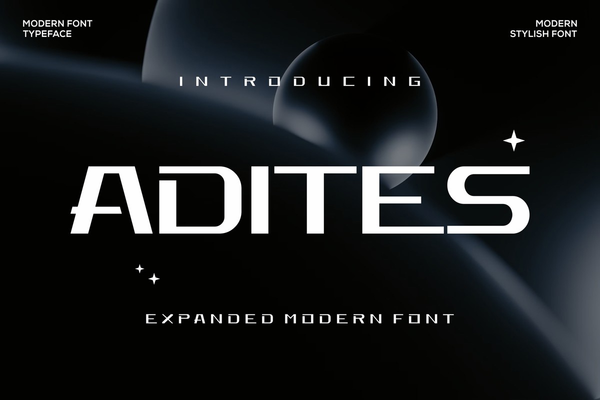 Adites Font preview