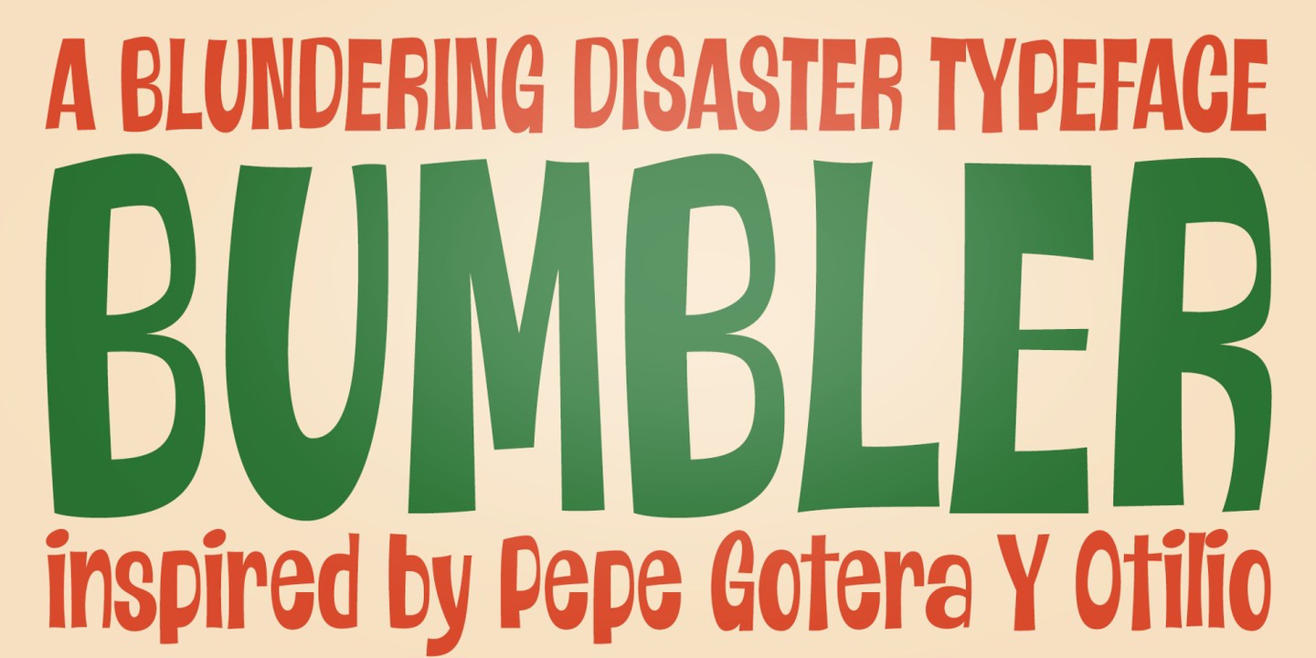 Bumbler PB Font preview