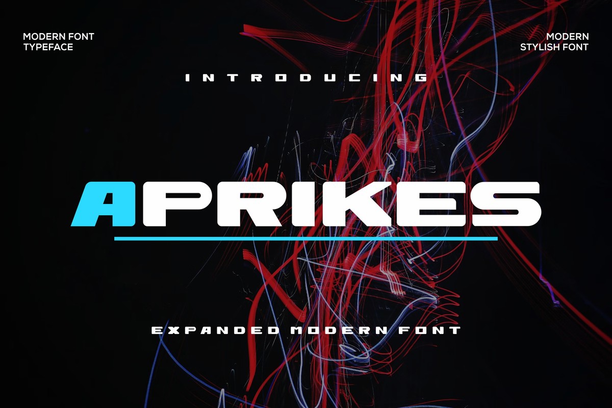 Aprikes Regular Font preview