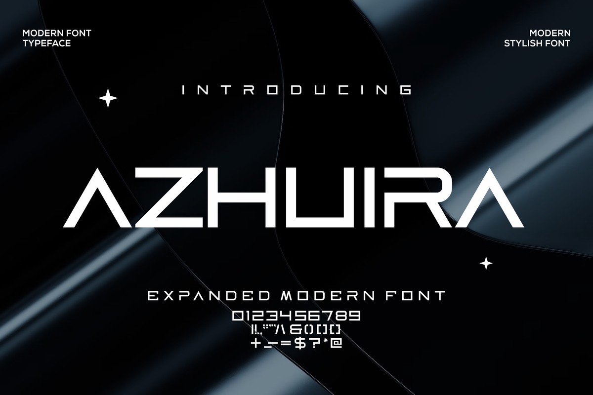 Azhuira Font preview