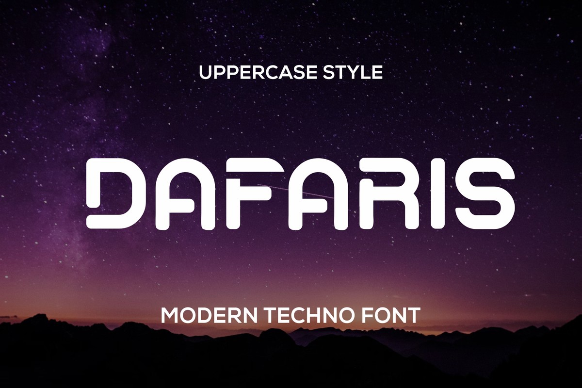 Dafaris Font preview