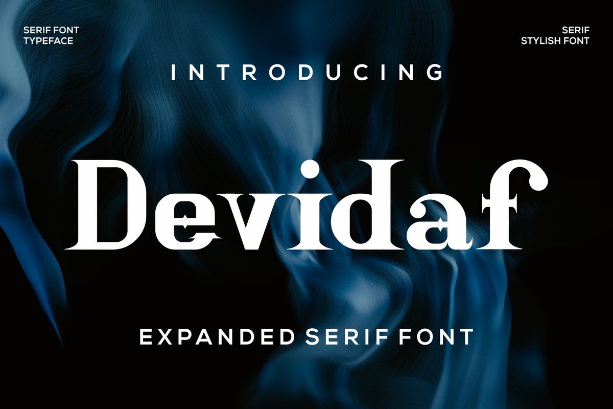 Devidaf Font preview