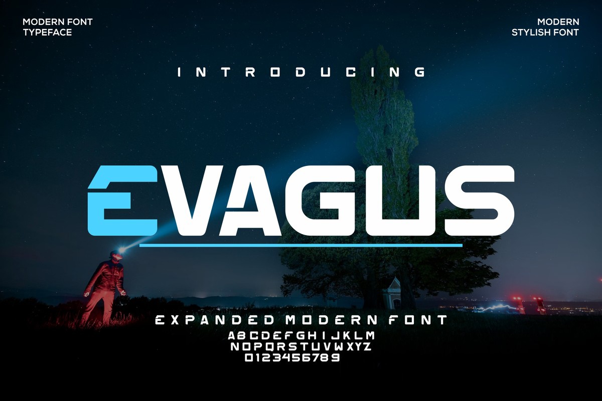 Evagus Font preview