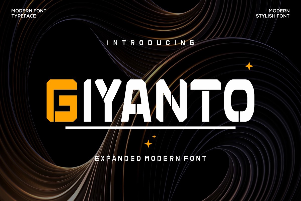 Giyanto Font preview