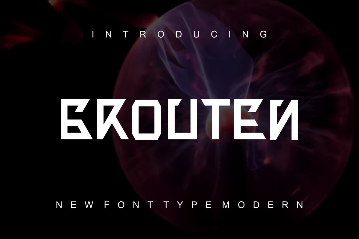 Grouten Font preview