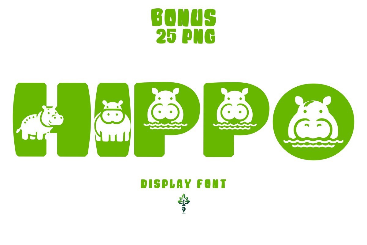 Hippo Font preview