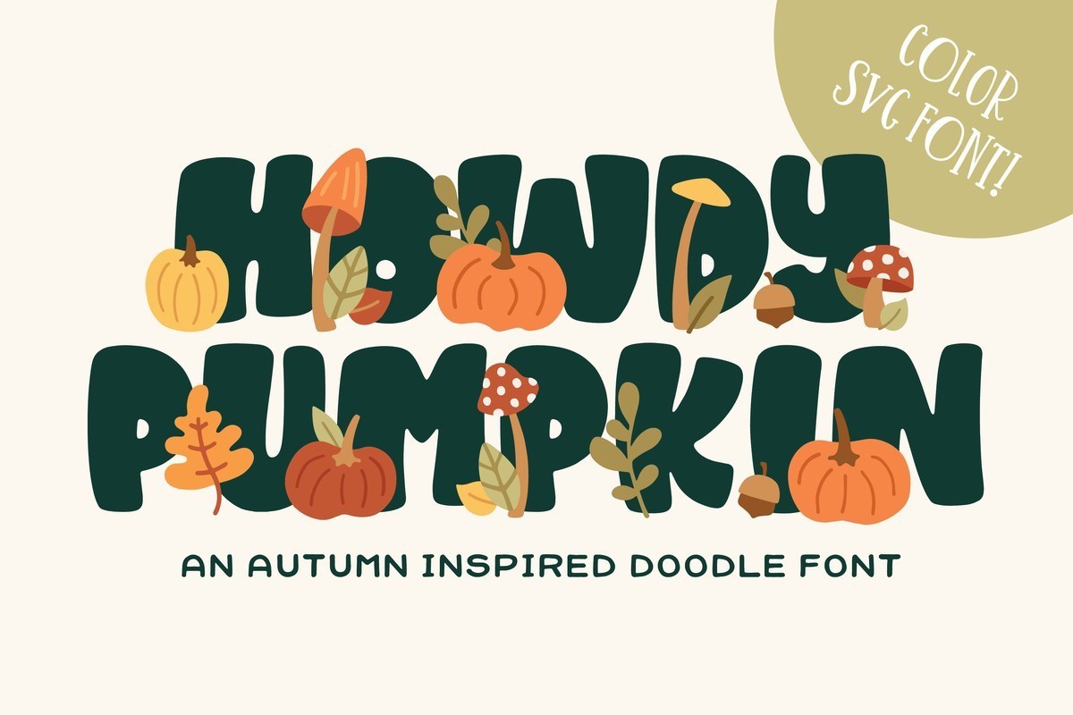 Howdy Pumpkin Font preview