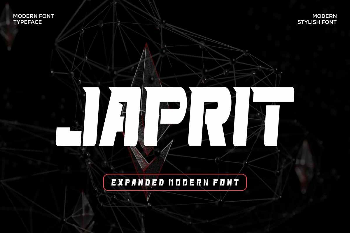 Japrit Regular Font preview