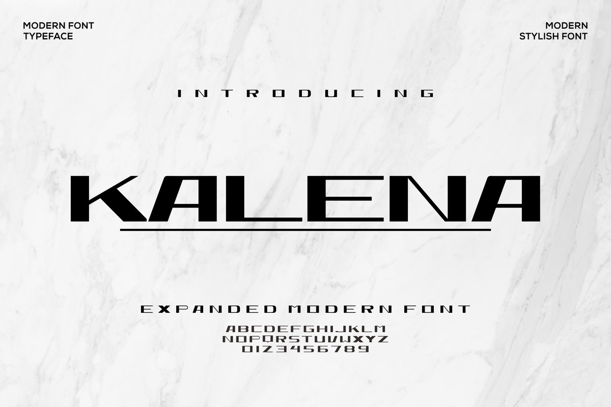 Kalena Font preview