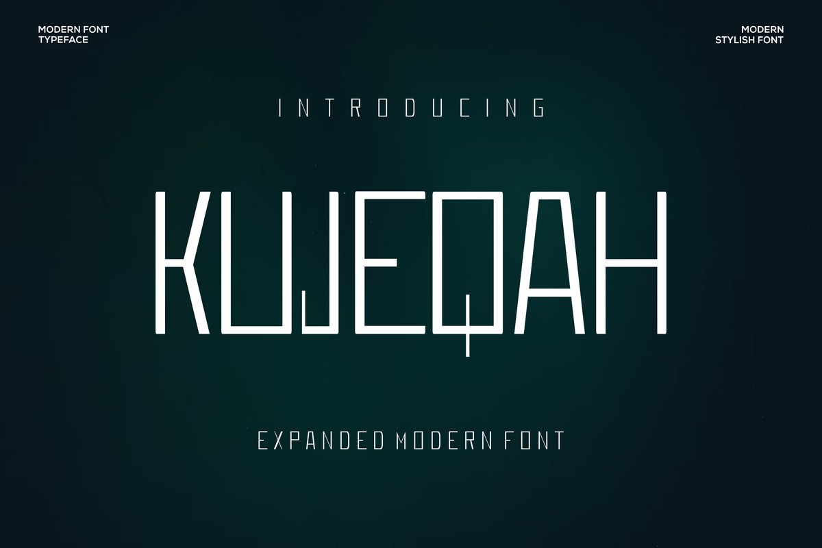 Kujeqah Font preview