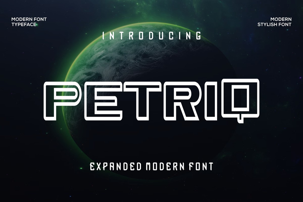 Petriq Font preview