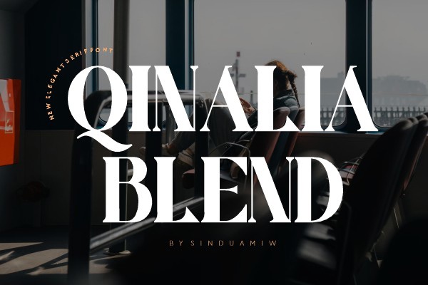 Qinalia Blend Font preview