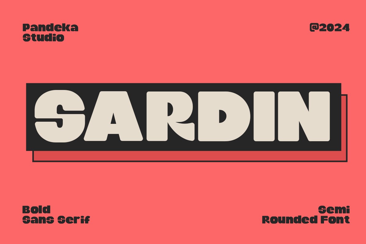 Sardin Font preview