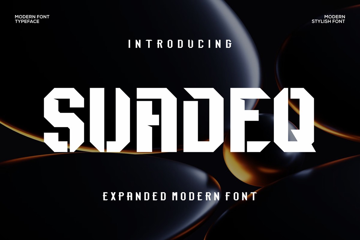 Suadeq Font preview