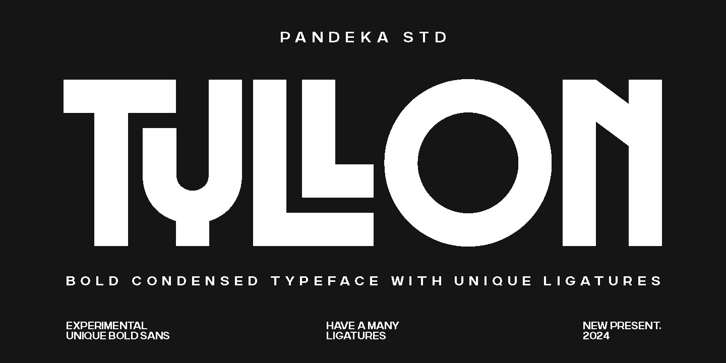 Tyllon Font preview