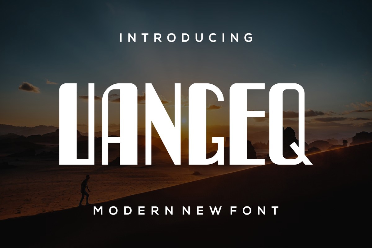 Uangeq Font preview