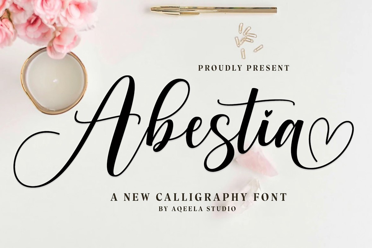 Abestia Font preview