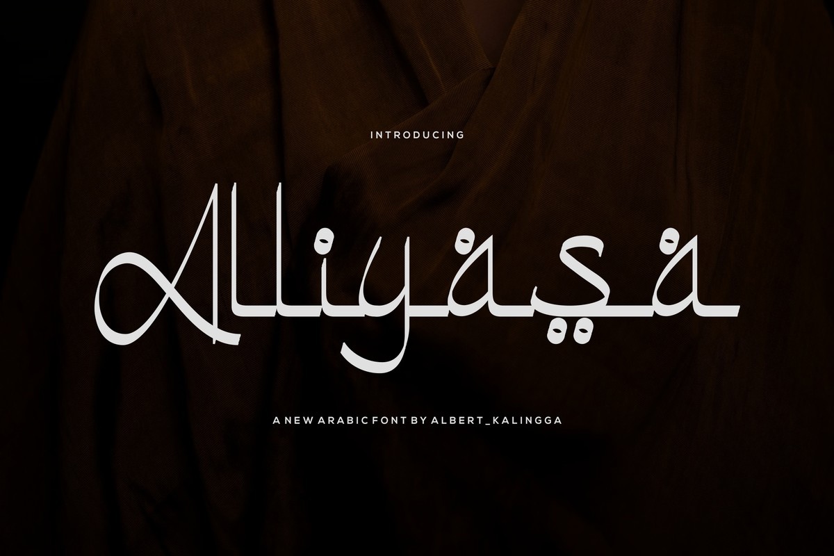 Alliyasa Font preview