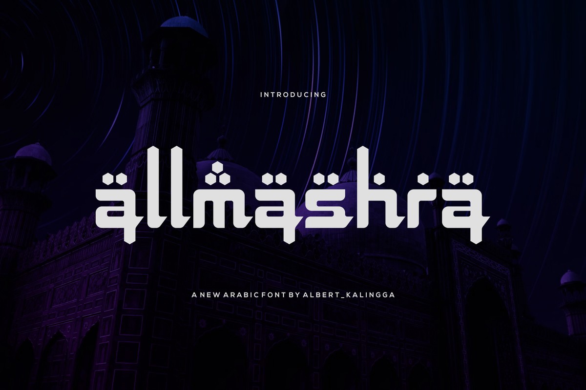 Allmashra Font preview